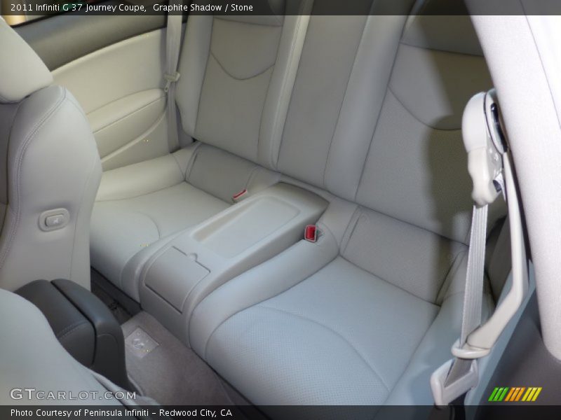Rear Seat of 2011 G 37 Journey Coupe