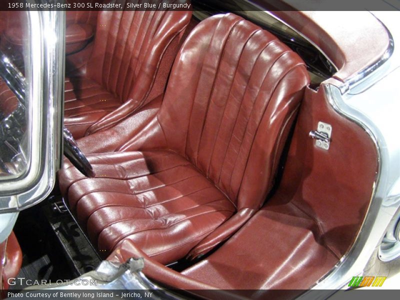 1958 Mercedes-Benz 300SL Roadster, Silver Blue / Burgundy, Drivers Seat - 1958 Mercedes-Benz 300 SL Roadster