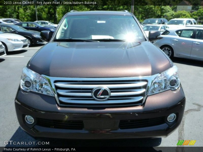 Fire Agate Pearl / Sepia/Auburn Bubinga 2013 Lexus GX 460