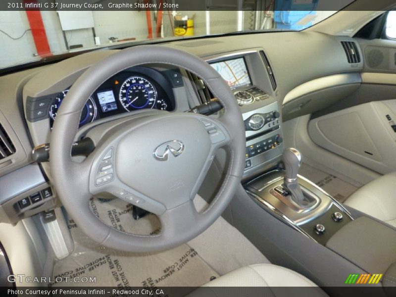 Dashboard of 2011 G 37 Journey Coupe