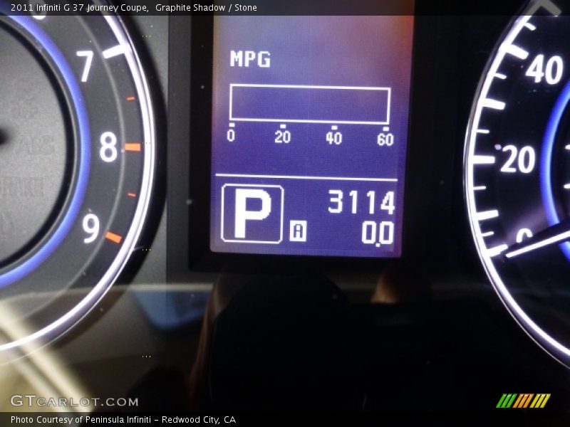 Graphite Shadow / Stone 2011 Infiniti G 37 Journey Coupe