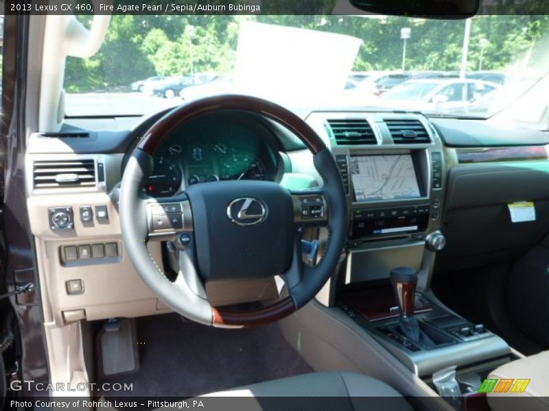Fire Agate Pearl / Sepia/Auburn Bubinga 2013 Lexus GX 460