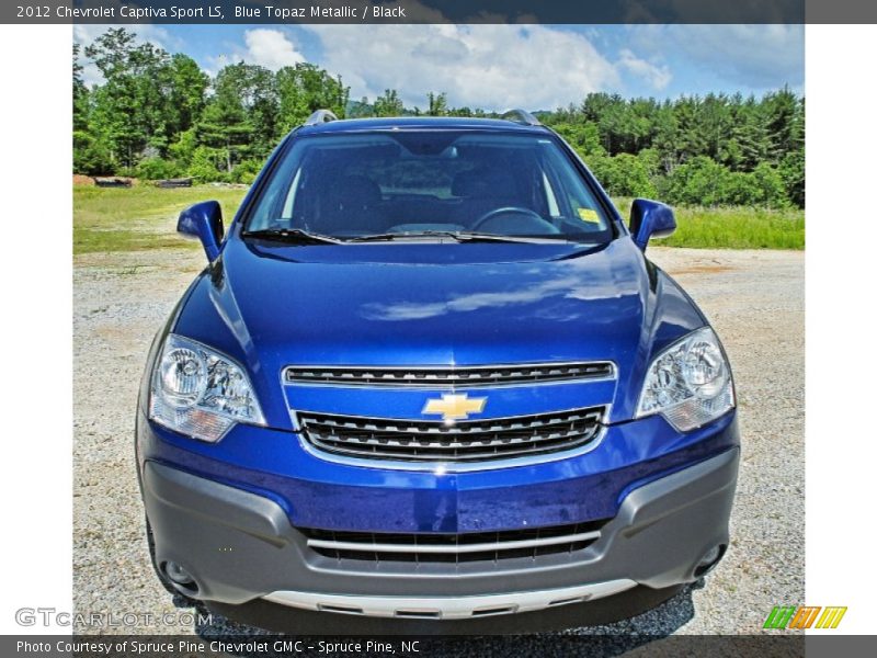 Blue Topaz Metallic / Black 2012 Chevrolet Captiva Sport LS