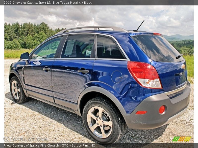 Blue Topaz Metallic / Black 2012 Chevrolet Captiva Sport LS