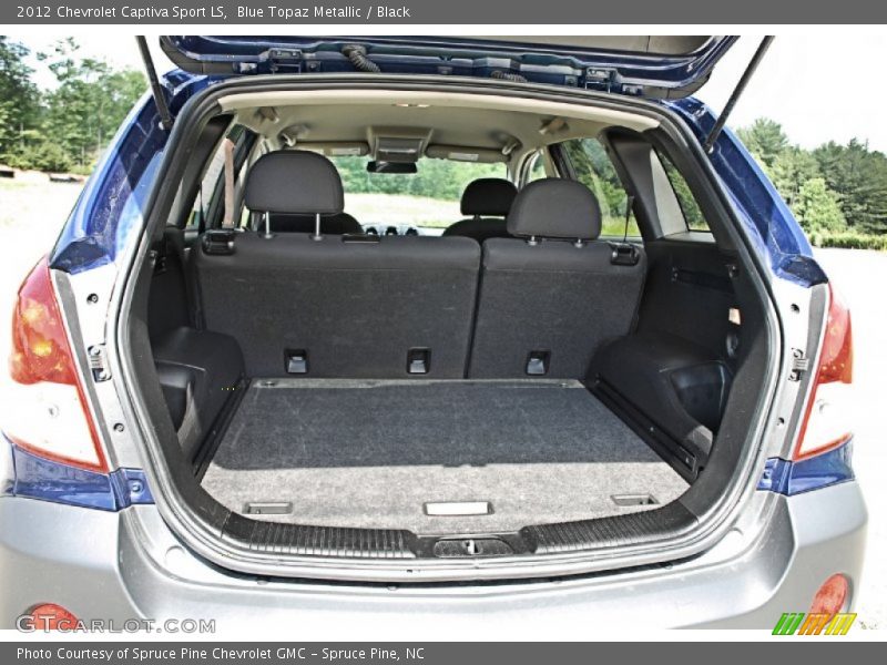 Blue Topaz Metallic / Black 2012 Chevrolet Captiva Sport LS