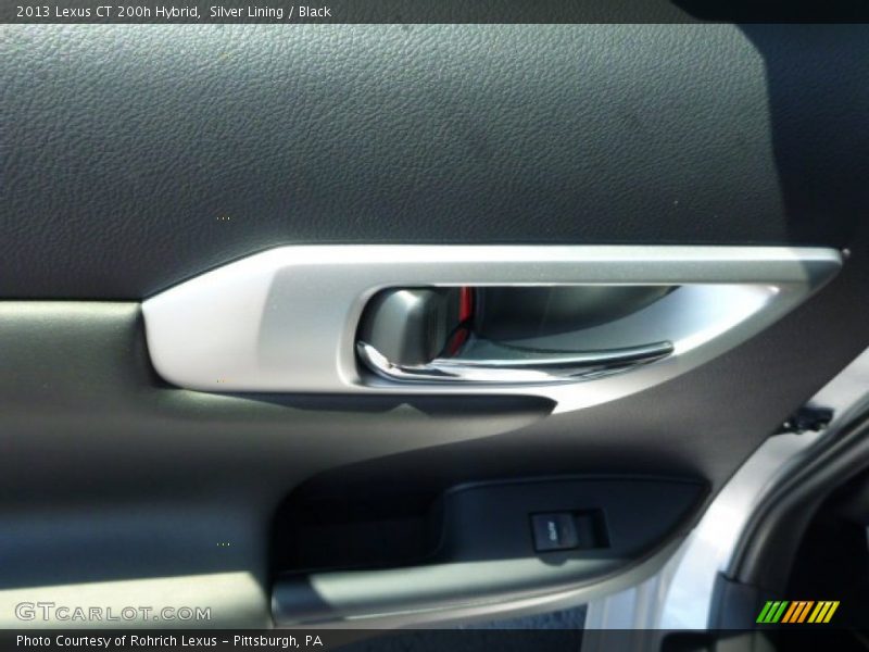 Silver Lining / Black 2013 Lexus CT 200h Hybrid