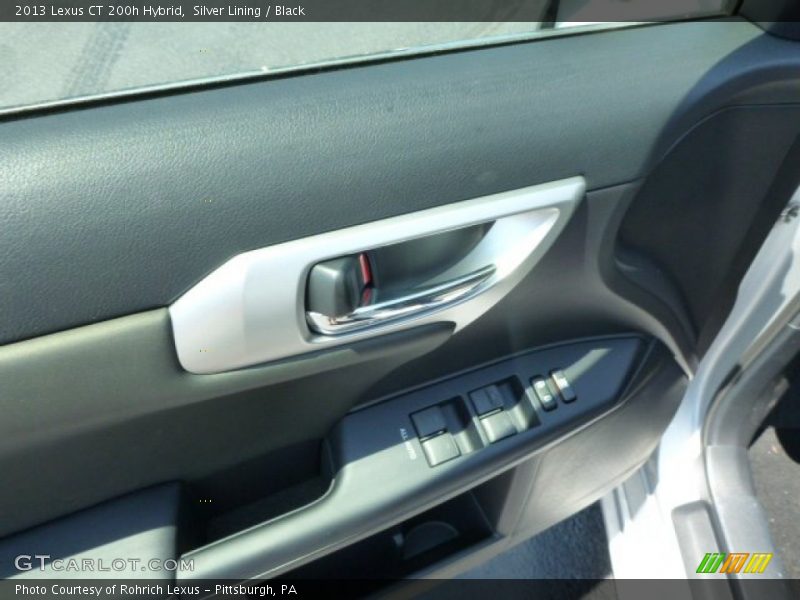 Silver Lining / Black 2013 Lexus CT 200h Hybrid
