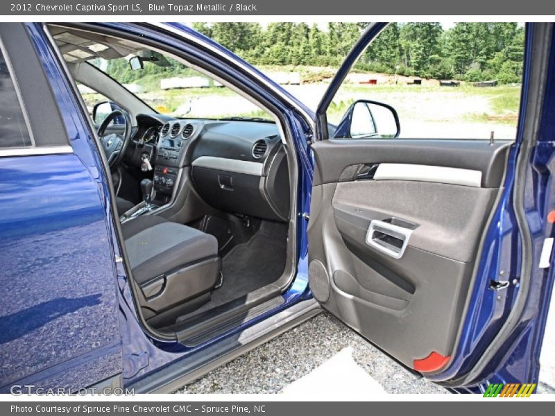 Blue Topaz Metallic / Black 2012 Chevrolet Captiva Sport LS