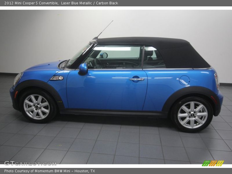 Laser Blue Metallic / Carbon Black 2012 Mini Cooper S Convertible