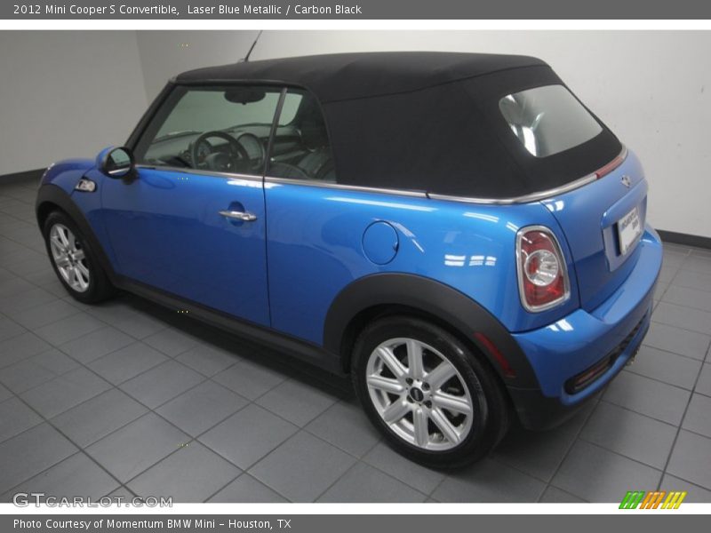 Laser Blue Metallic / Carbon Black 2012 Mini Cooper S Convertible