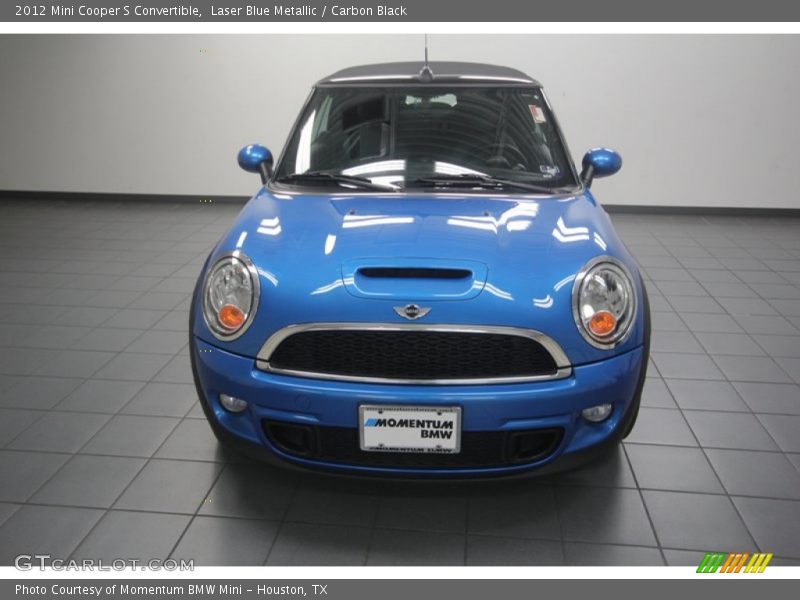 Laser Blue Metallic / Carbon Black 2012 Mini Cooper S Convertible