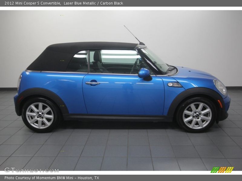 Laser Blue Metallic / Carbon Black 2012 Mini Cooper S Convertible