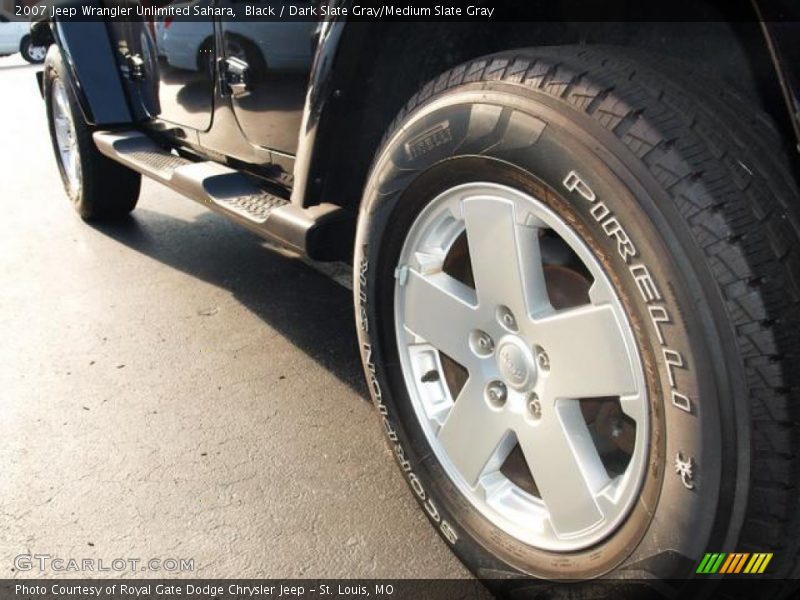 Black / Dark Slate Gray/Medium Slate Gray 2007 Jeep Wrangler Unlimited Sahara