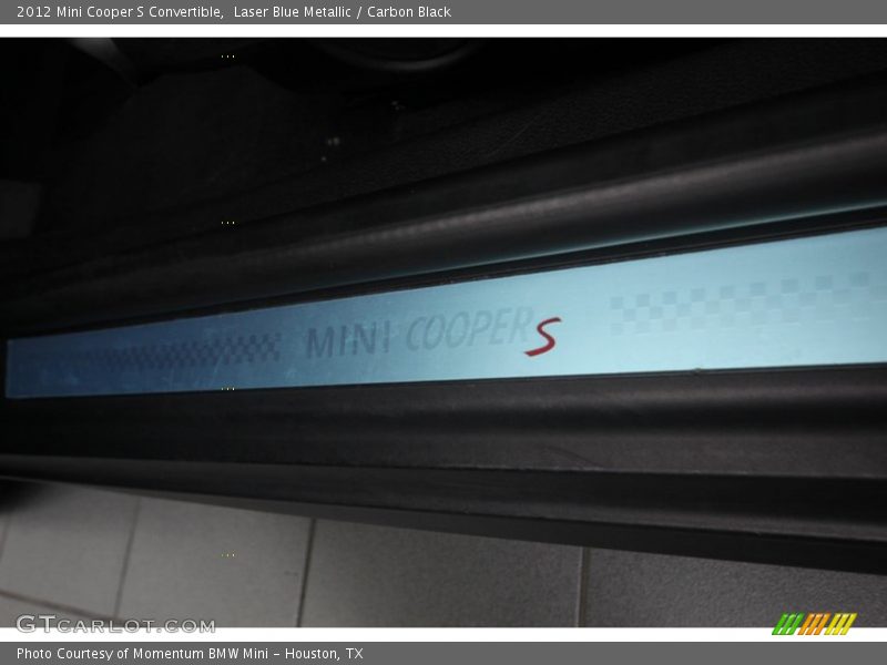 Laser Blue Metallic / Carbon Black 2012 Mini Cooper S Convertible