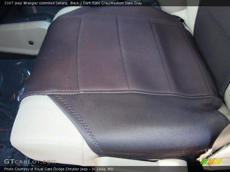 Black / Dark Slate Gray/Medium Slate Gray 2007 Jeep Wrangler Unlimited Sahara