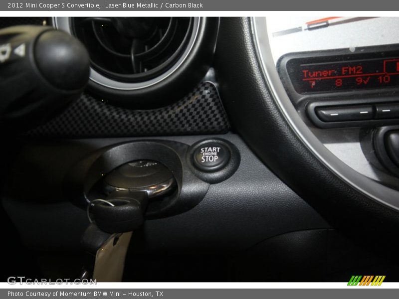 Laser Blue Metallic / Carbon Black 2012 Mini Cooper S Convertible