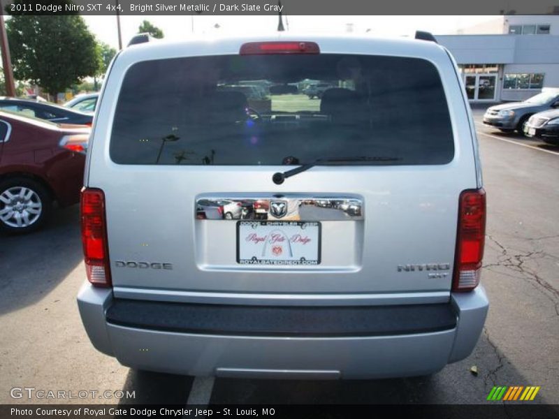 Bright Silver Metallic / Dark Slate Gray 2011 Dodge Nitro SXT 4x4