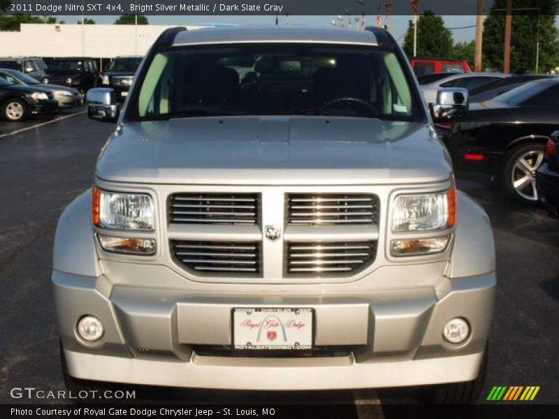 Bright Silver Metallic / Dark Slate Gray 2011 Dodge Nitro SXT 4x4
