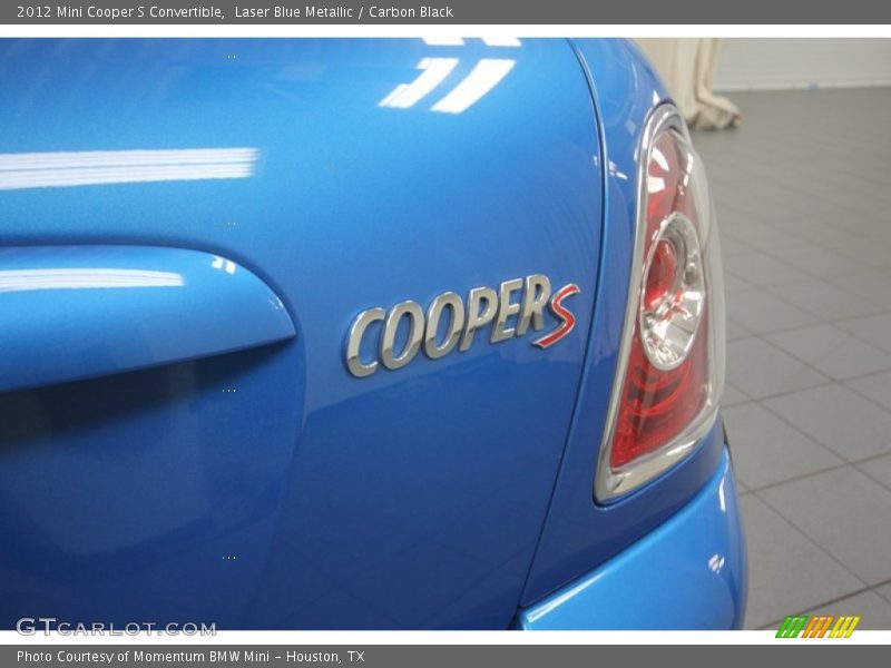 Laser Blue Metallic / Carbon Black 2012 Mini Cooper S Convertible