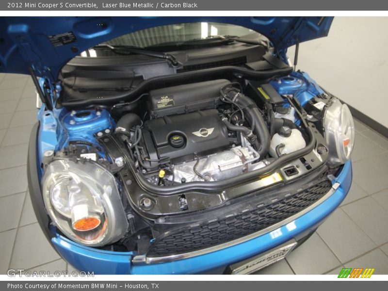 Laser Blue Metallic / Carbon Black 2012 Mini Cooper S Convertible