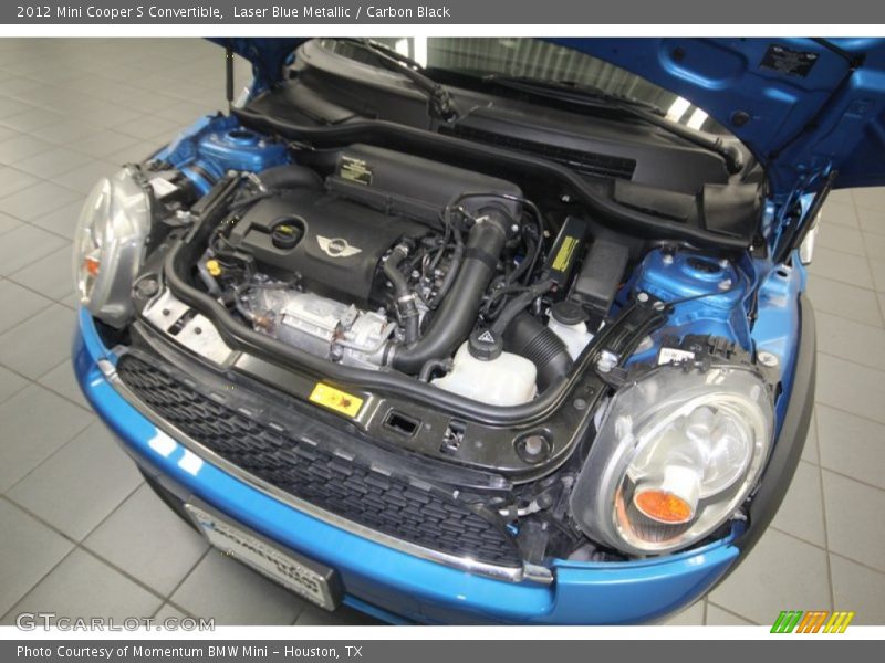 Laser Blue Metallic / Carbon Black 2012 Mini Cooper S Convertible