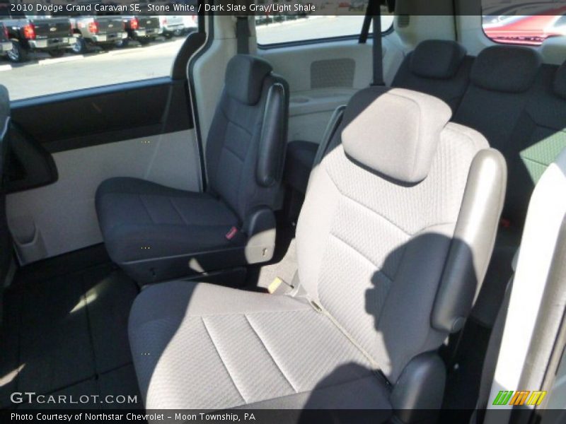 Stone White / Dark Slate Gray/Light Shale 2010 Dodge Grand Caravan SE