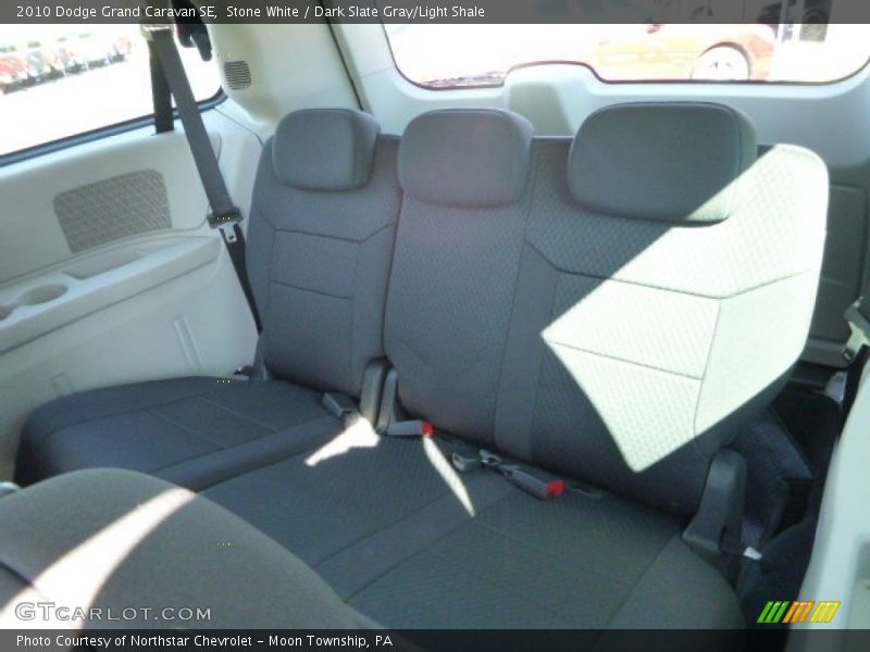 Stone White / Dark Slate Gray/Light Shale 2010 Dodge Grand Caravan SE