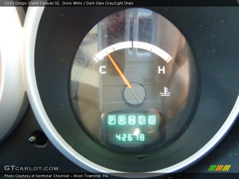 Stone White / Dark Slate Gray/Light Shale 2010 Dodge Grand Caravan SE