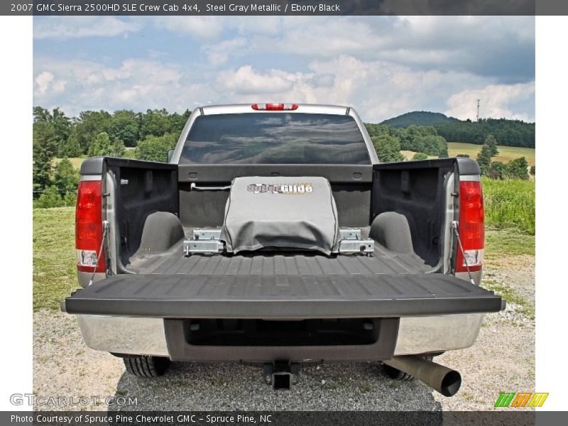 Steel Gray Metallic / Ebony Black 2007 GMC Sierra 2500HD SLE Crew Cab 4x4