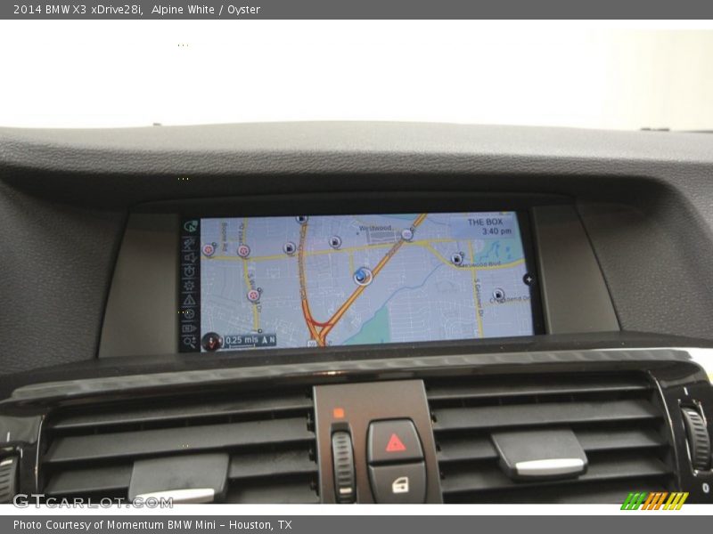 Alpine White / Oyster 2014 BMW X3 xDrive28i