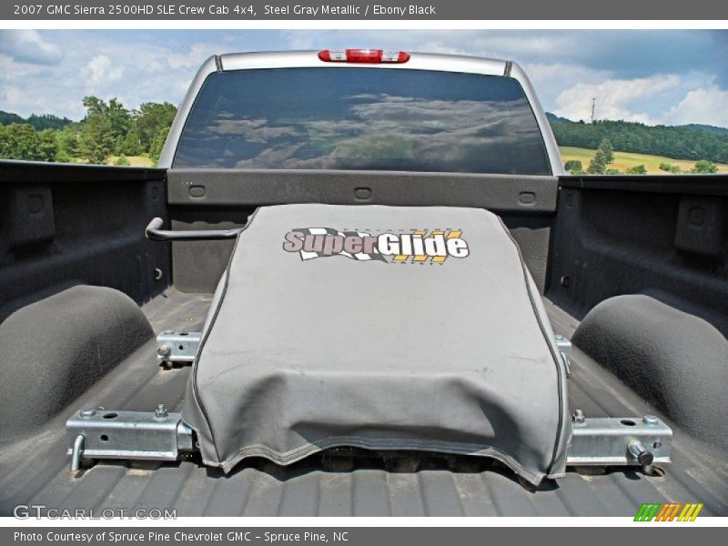 Steel Gray Metallic / Ebony Black 2007 GMC Sierra 2500HD SLE Crew Cab 4x4