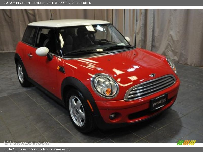 Chili Red / Grey/Carbon Black 2010 Mini Cooper Hardtop
