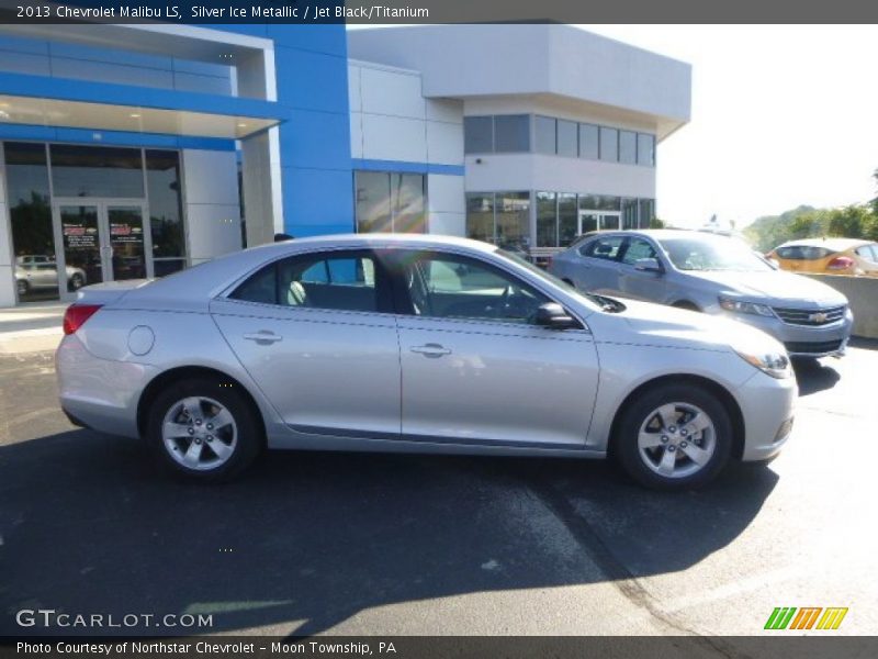 Silver Ice Metallic / Jet Black/Titanium 2013 Chevrolet Malibu LS
