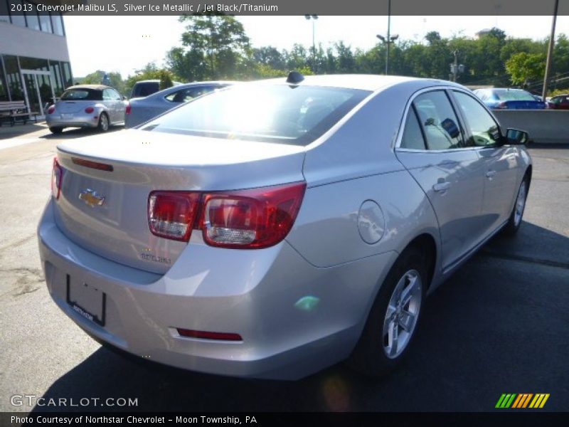 Silver Ice Metallic / Jet Black/Titanium 2013 Chevrolet Malibu LS