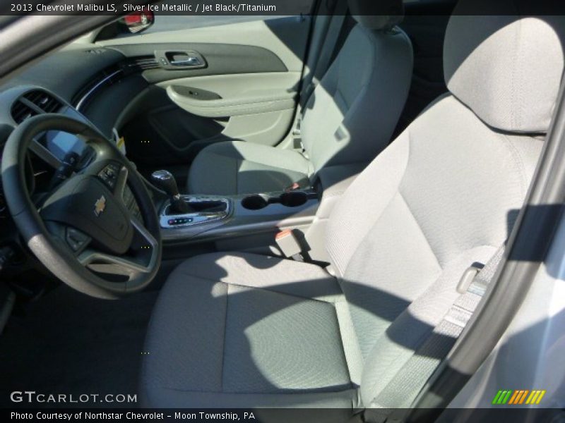 Silver Ice Metallic / Jet Black/Titanium 2013 Chevrolet Malibu LS