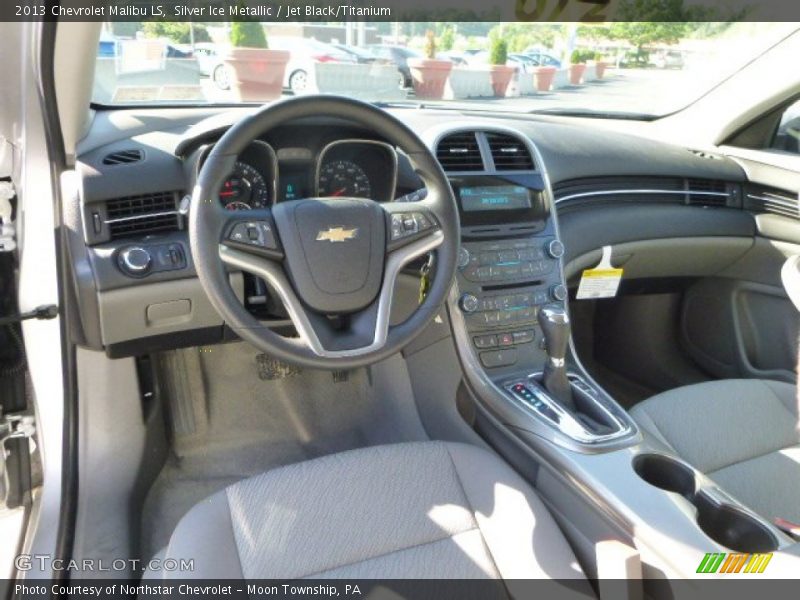 Silver Ice Metallic / Jet Black/Titanium 2013 Chevrolet Malibu LS