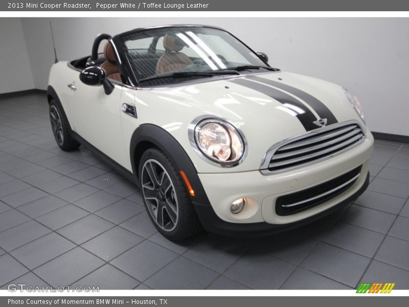 Pepper White / Toffee Lounge Leather 2013 Mini Cooper Roadster