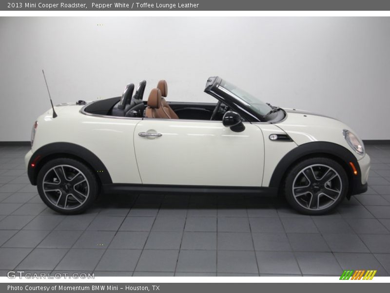 Pepper White / Toffee Lounge Leather 2013 Mini Cooper Roadster
