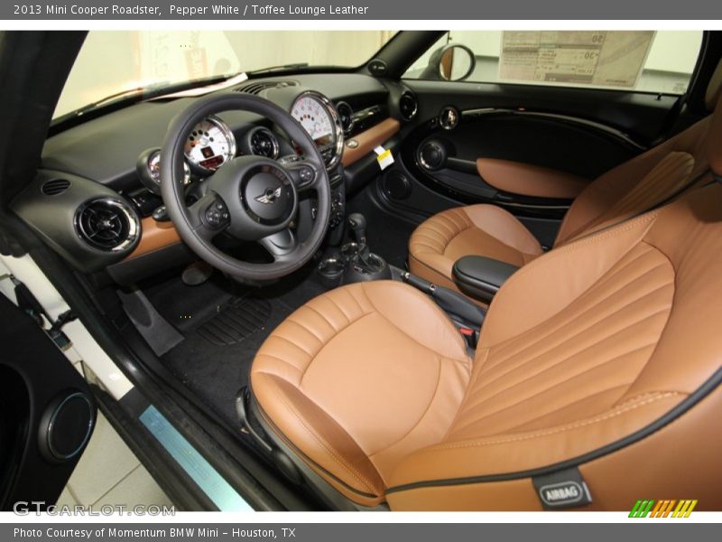 Pepper White / Toffee Lounge Leather 2013 Mini Cooper Roadster