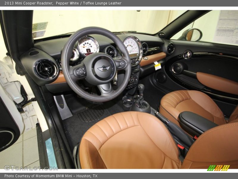 Pepper White / Toffee Lounge Leather 2013 Mini Cooper Roadster