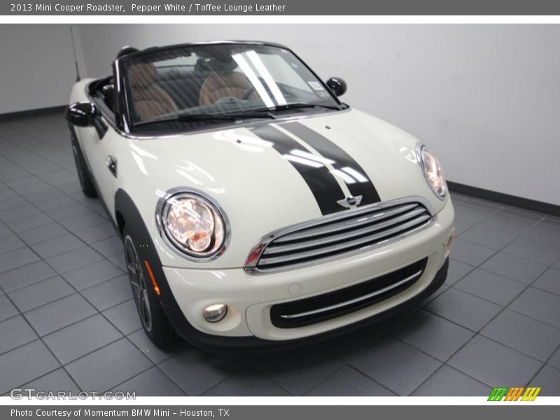 Pepper White / Toffee Lounge Leather 2013 Mini Cooper Roadster