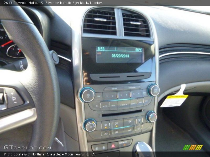 Silver Ice Metallic / Jet Black/Titanium 2013 Chevrolet Malibu LS