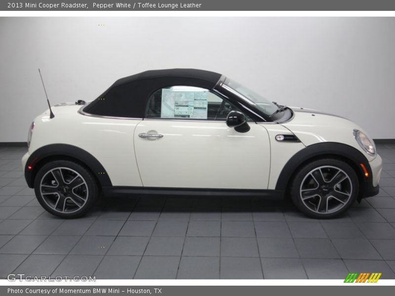 Pepper White / Toffee Lounge Leather 2013 Mini Cooper Roadster