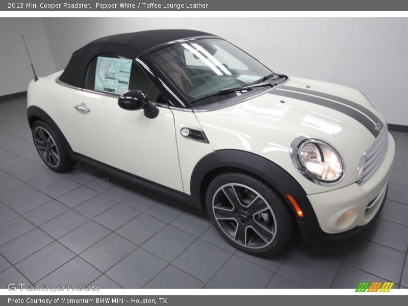Pepper White / Toffee Lounge Leather 2013 Mini Cooper Roadster