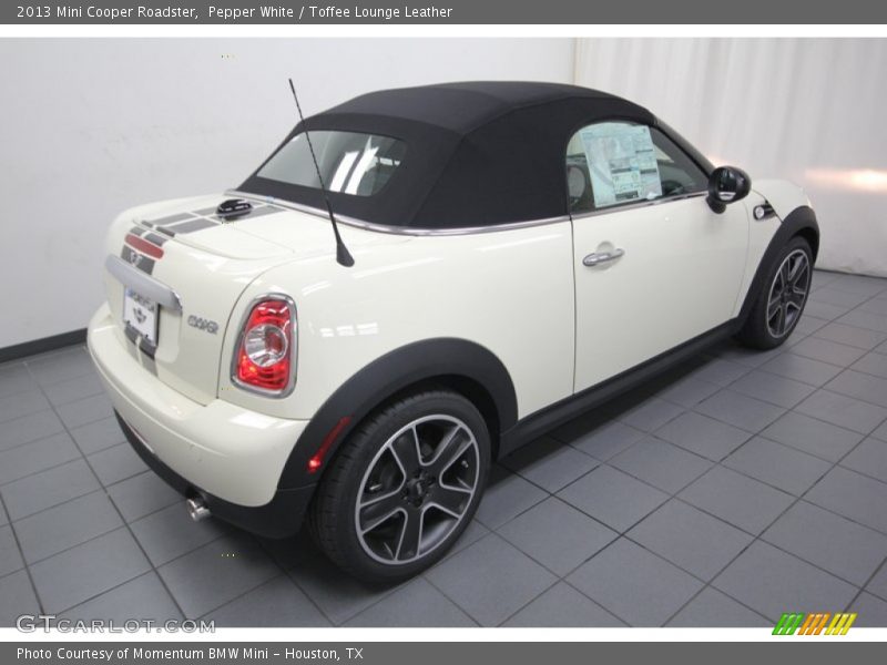 Pepper White / Toffee Lounge Leather 2013 Mini Cooper Roadster