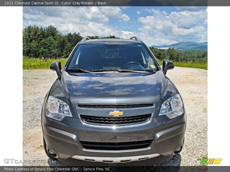 Cyber Gray Metallic / Black 2012 Chevrolet Captiva Sport LS