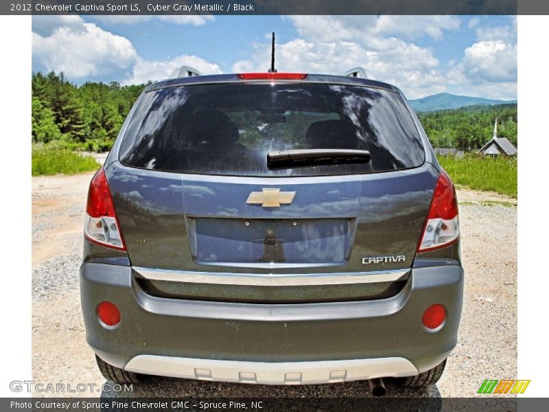 Cyber Gray Metallic / Black 2012 Chevrolet Captiva Sport LS