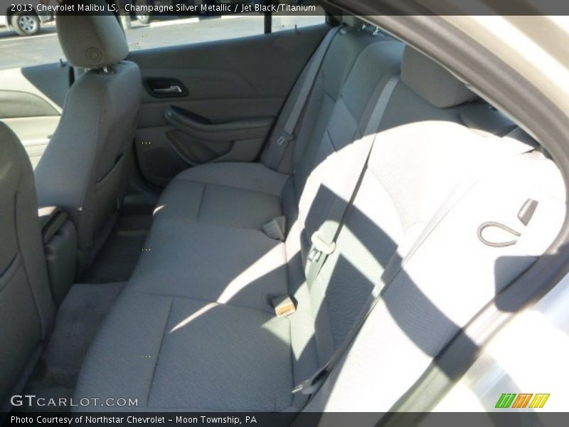 Champagne Silver Metallic / Jet Black/Titanium 2013 Chevrolet Malibu LS