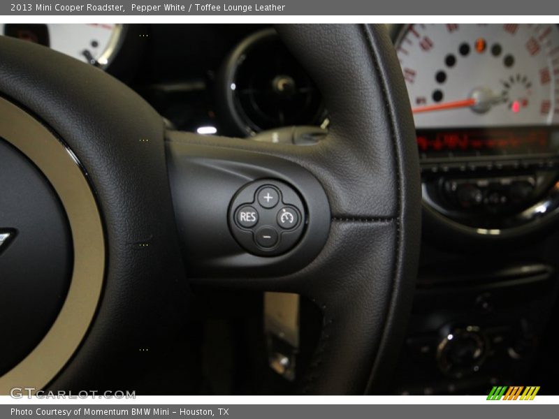 Pepper White / Toffee Lounge Leather 2013 Mini Cooper Roadster