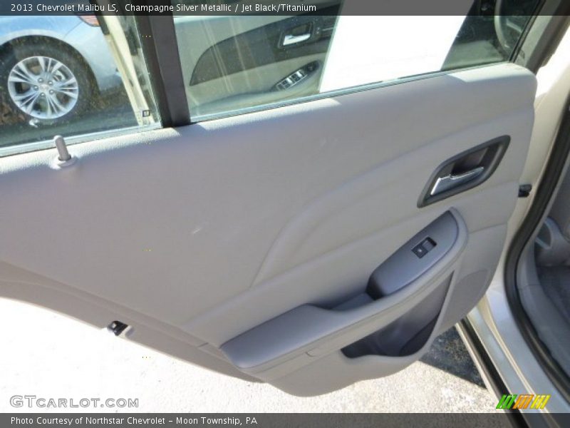 Champagne Silver Metallic / Jet Black/Titanium 2013 Chevrolet Malibu LS